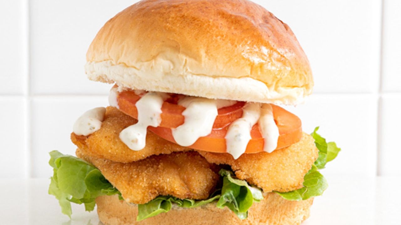 Crumbed Fish Burger
