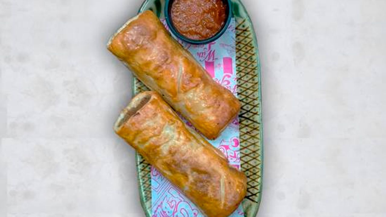 Spiced pork sausage rolls
