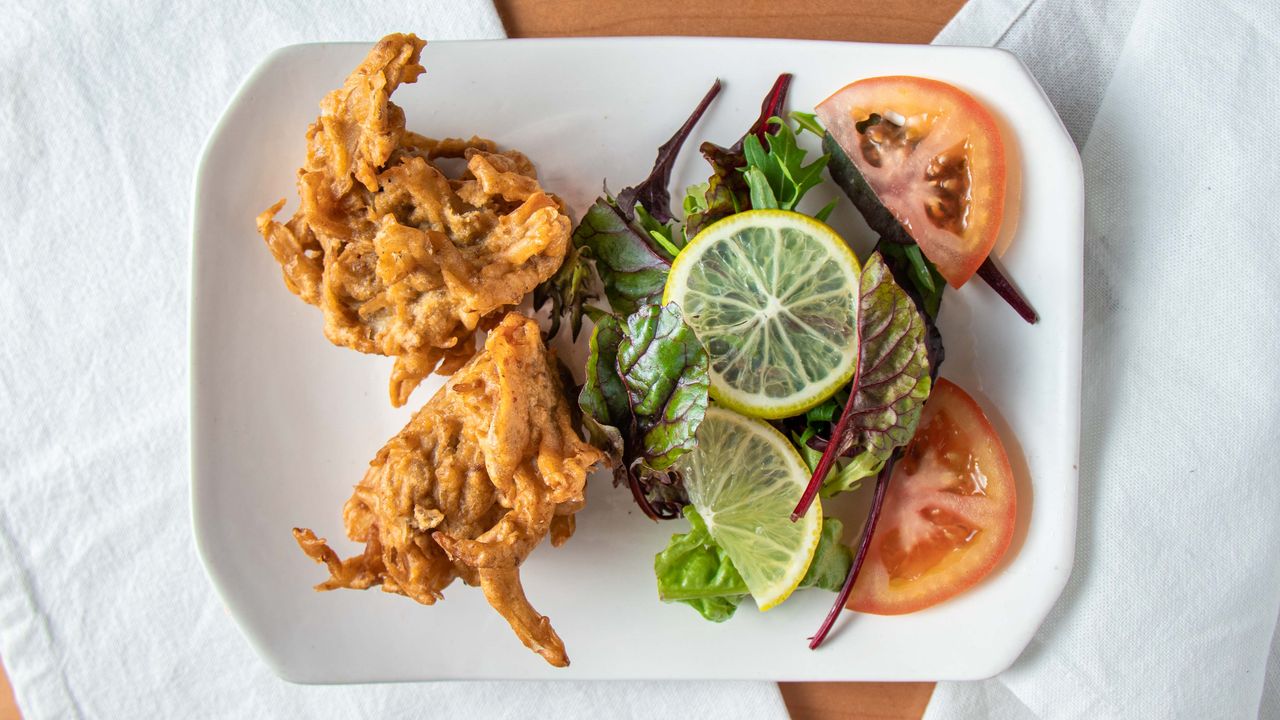 1. Onion Bhajia (4 Pc)
