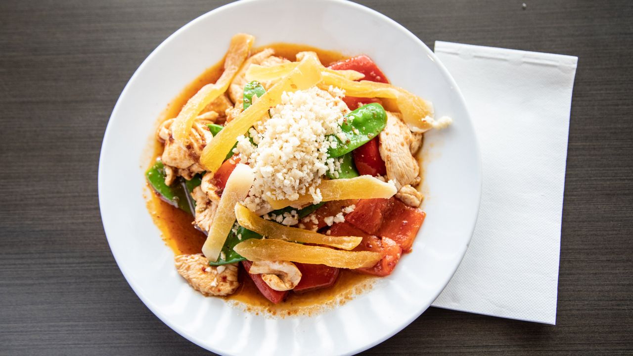 Mango and Macadamia Chicken