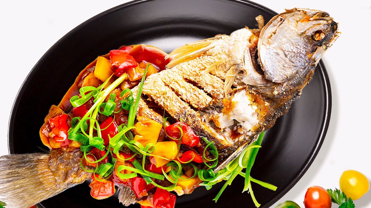 Deep Fried Barramundi with Sweet & Sour Sauce 𒊹︎ 甜酸炸盲槽