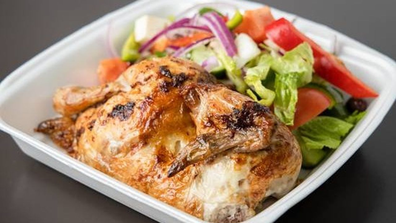 Chicken with Salad