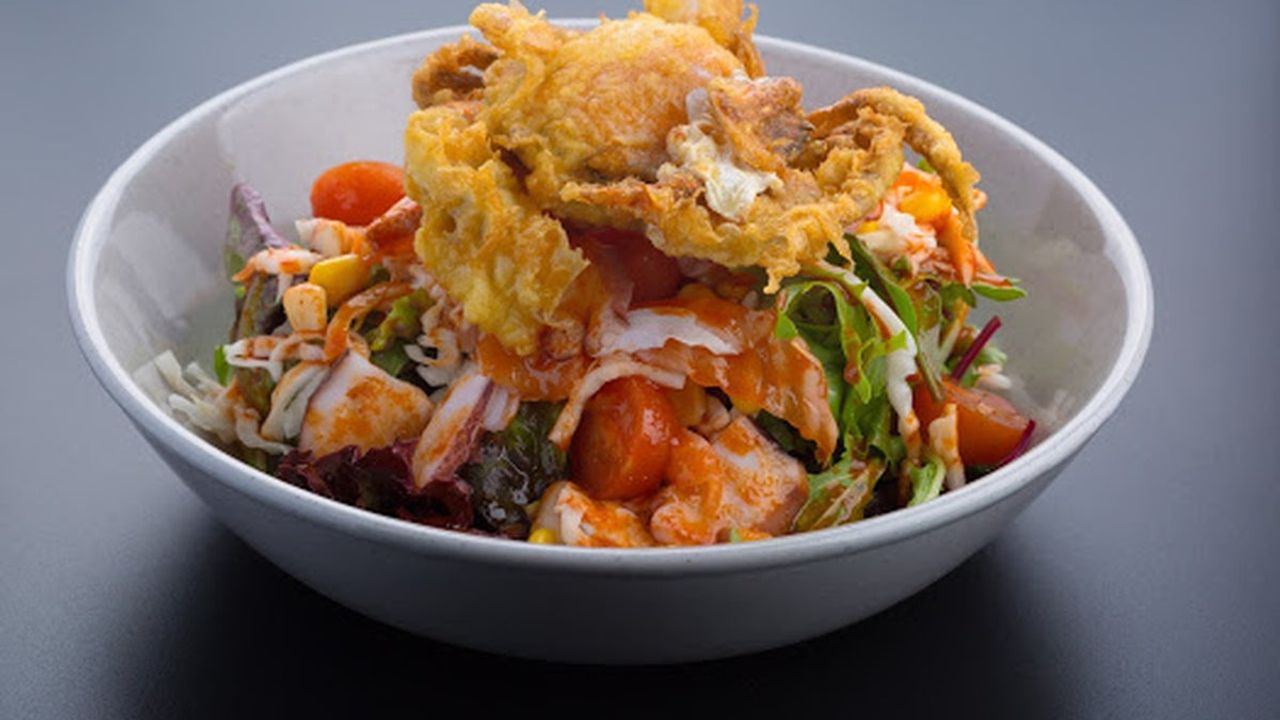 Soft Shell Crab Salad