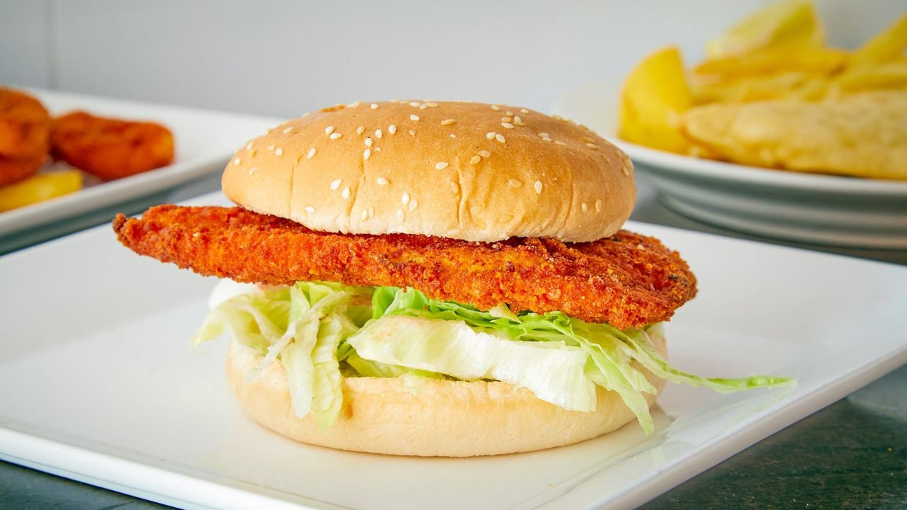 Chicken Schnitzel Burger