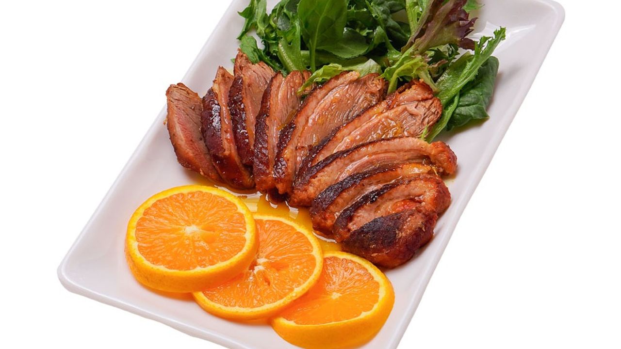 Duck with Orange Sauce