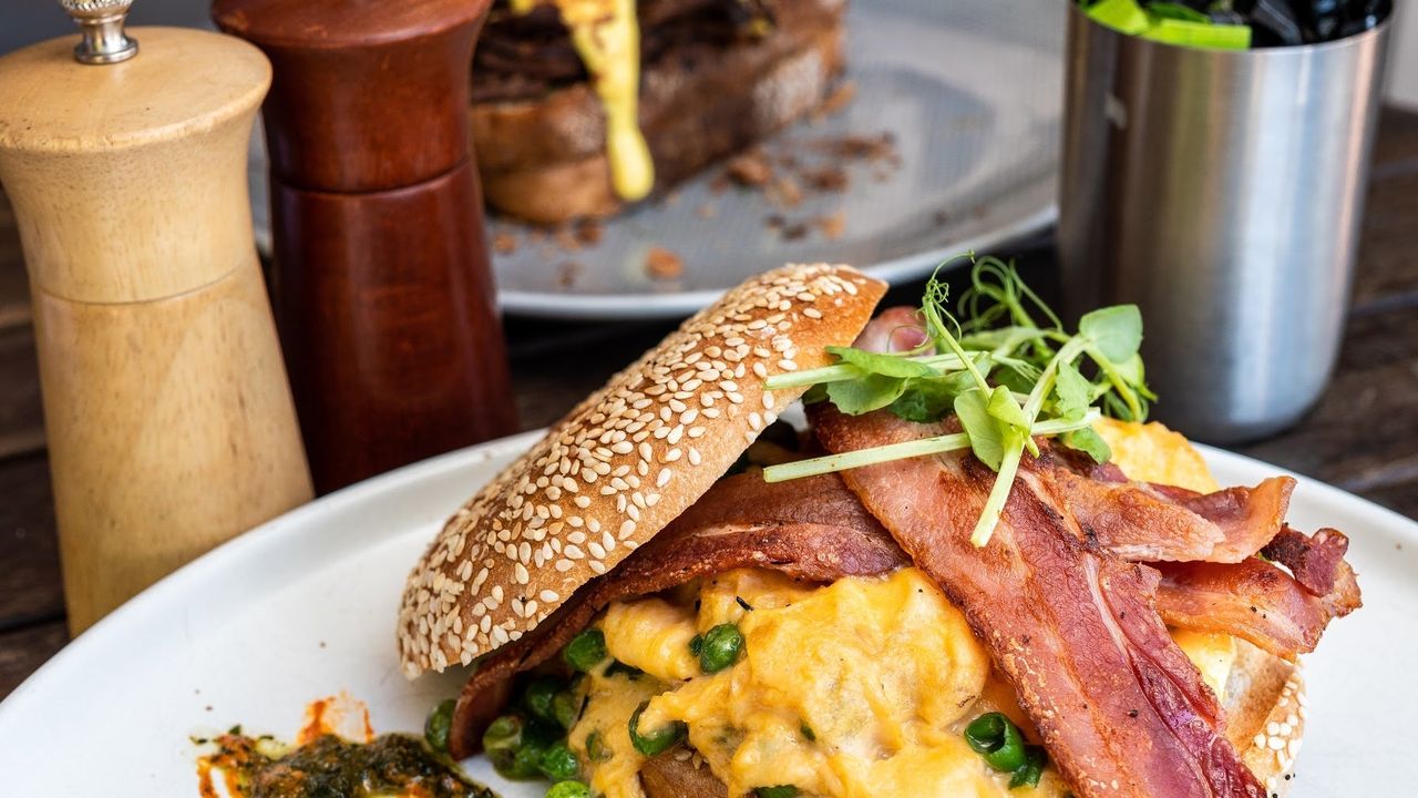 Bacon and Egg Bagel