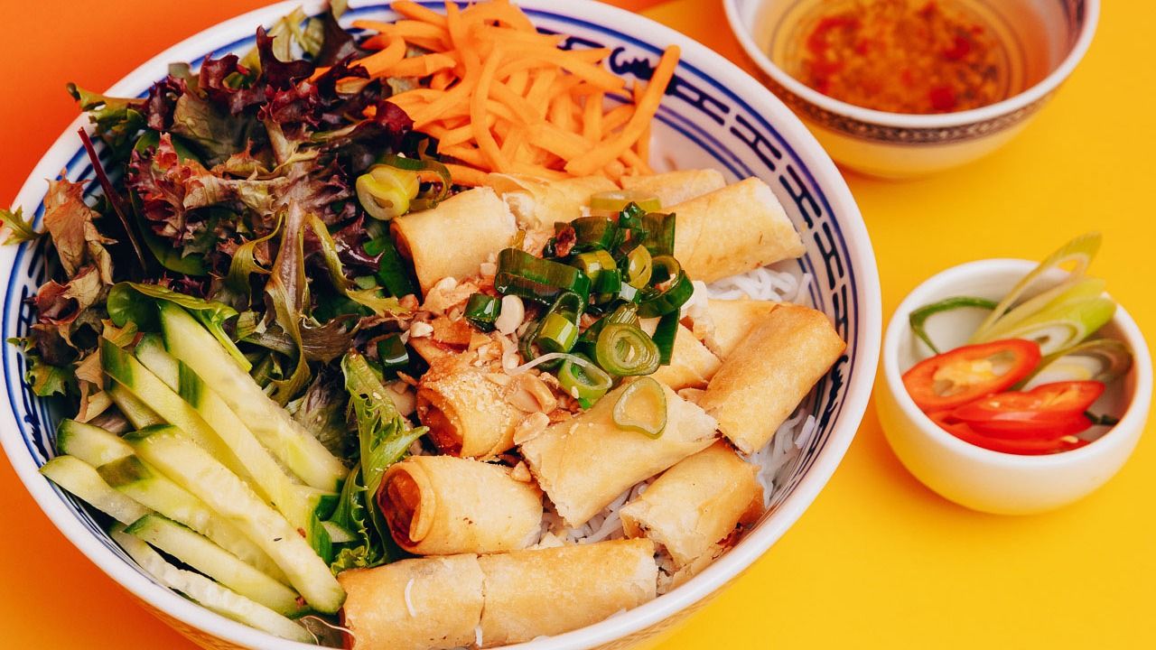 Vermicelli Spring Rolls