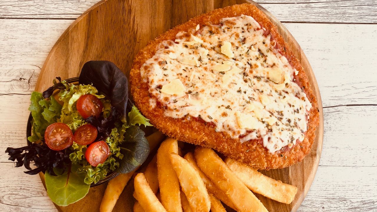 Chicken Parmigiana Bolognese