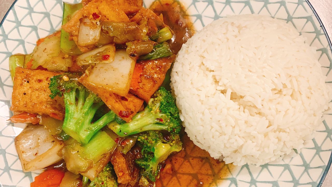 Small Stir Fry Mix Vegetable with Tofu