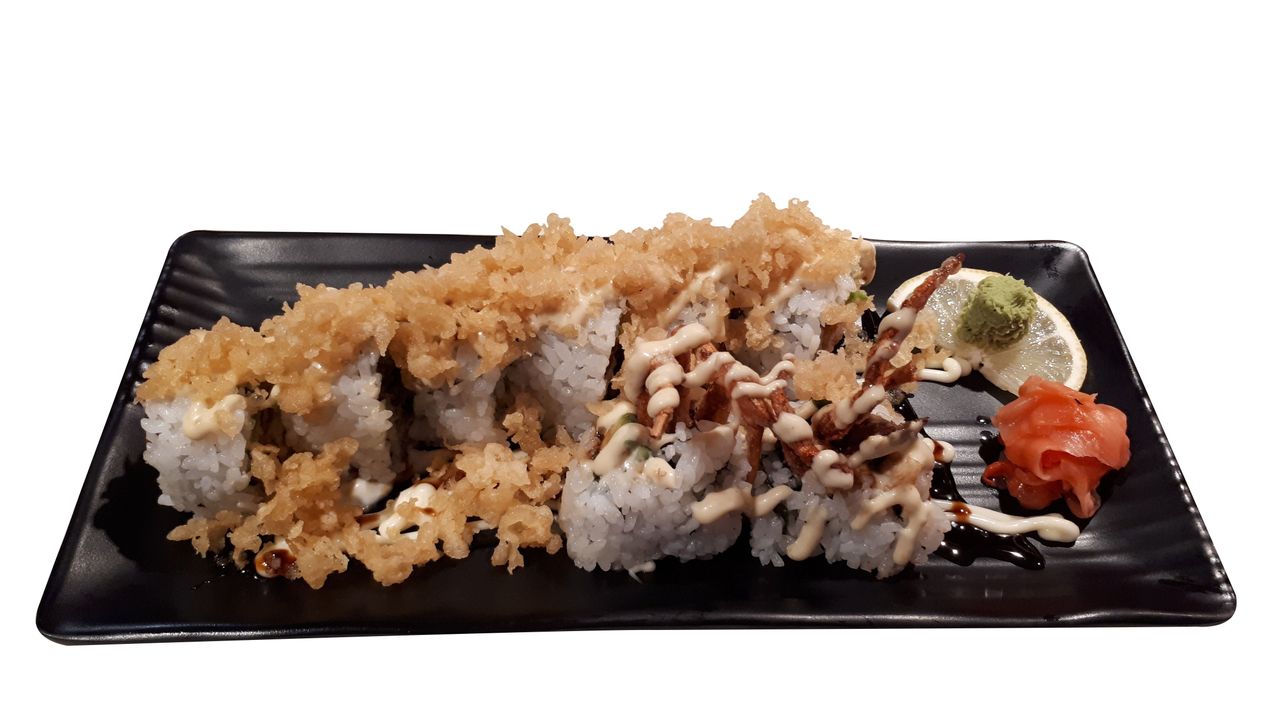 Spider Roll (Soft Shell Crab & Tempura Flakes)