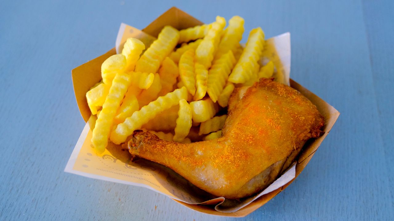 Chicken maryland with fries