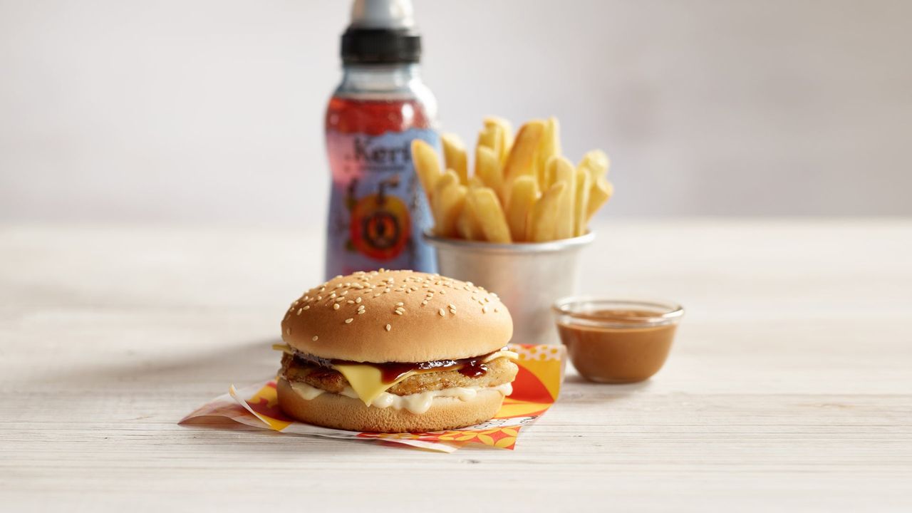 Chicken and Cheese Burger Meal