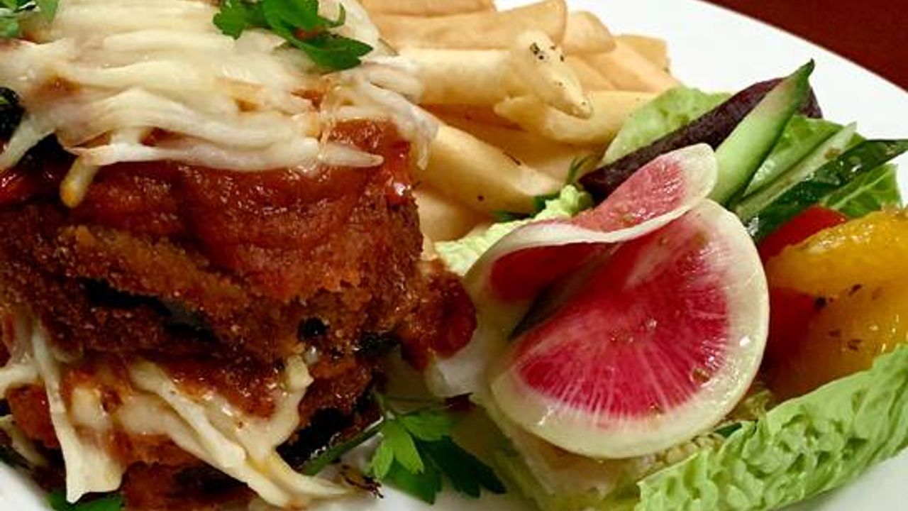 Crumbed Vegan Parmigiana