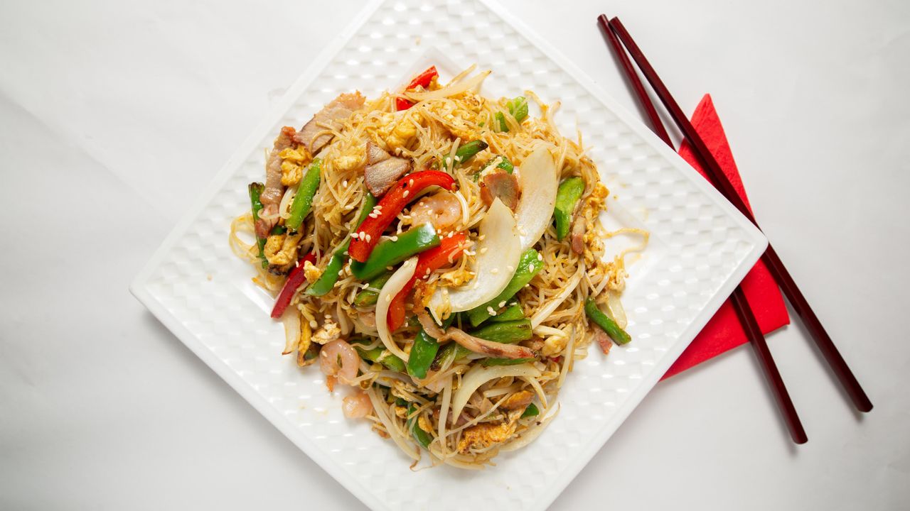 Vegetarian Singapore Noddle
