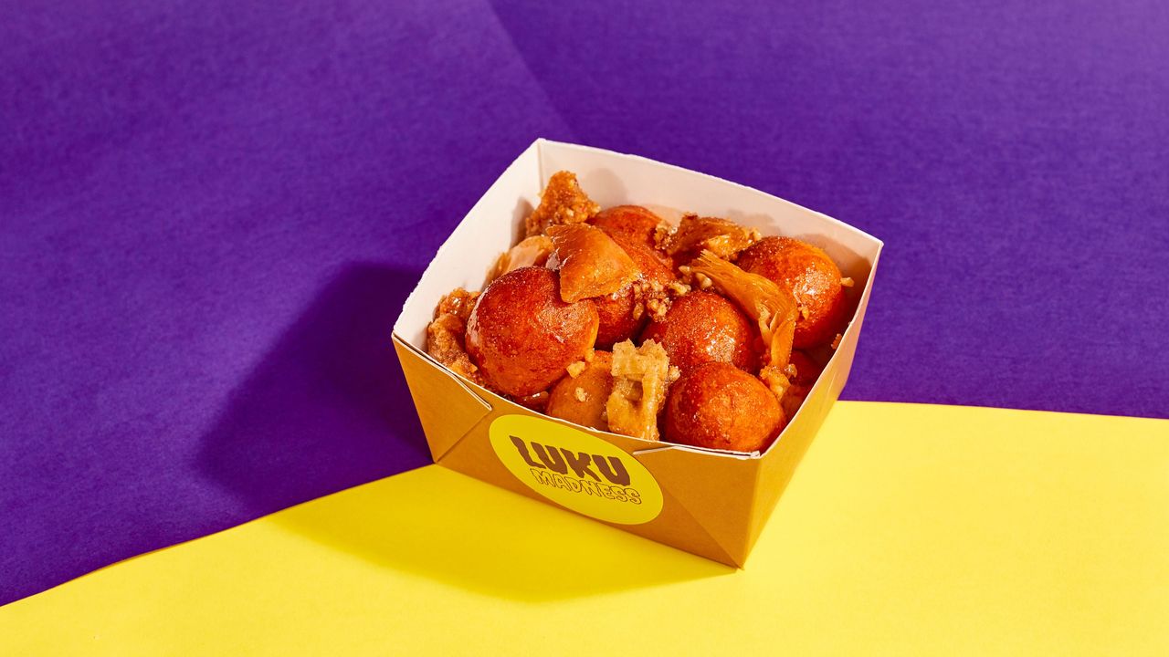 Smashed Baclava Loukoumades