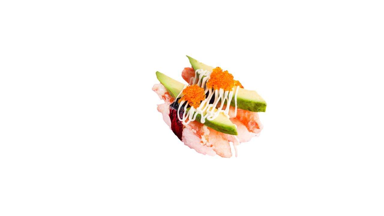 Tempura Crabmeat and Avocado Nigiri