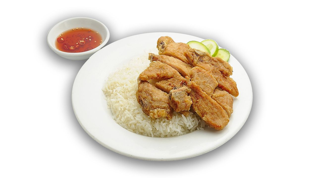 Lemongrass Pork Chop Rice
