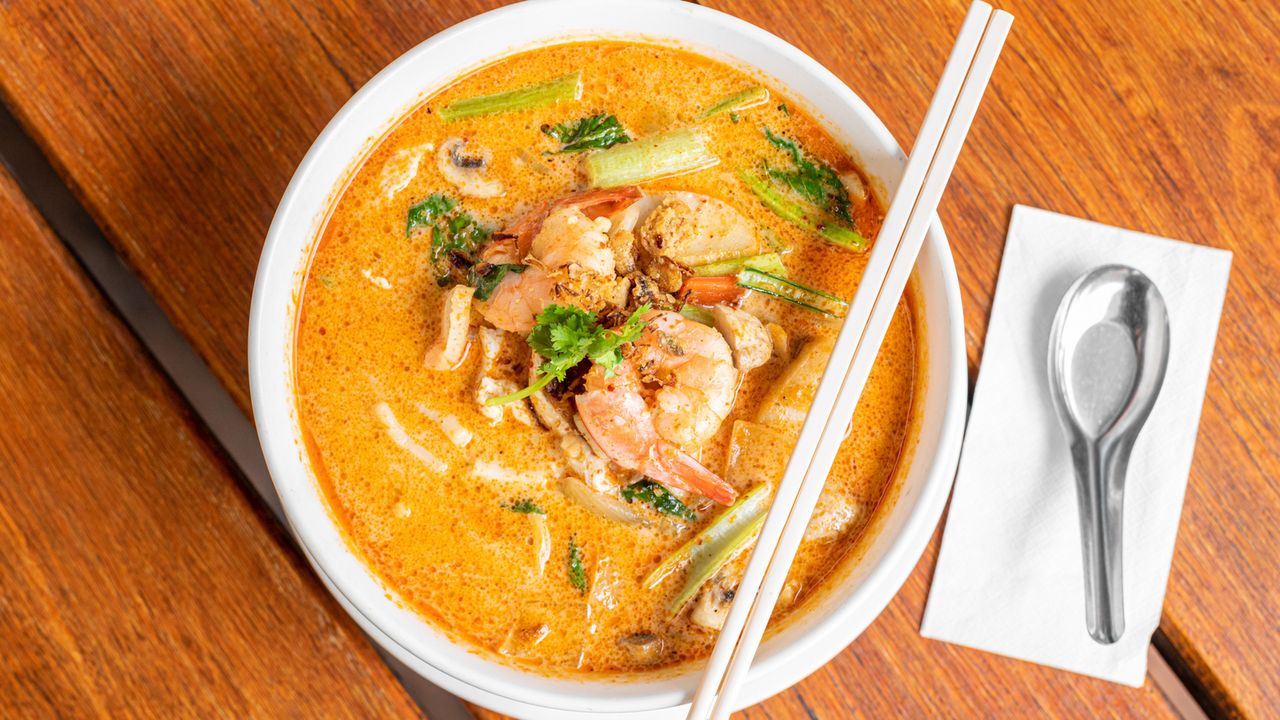 Hans Laksa Egg Noodle Soup