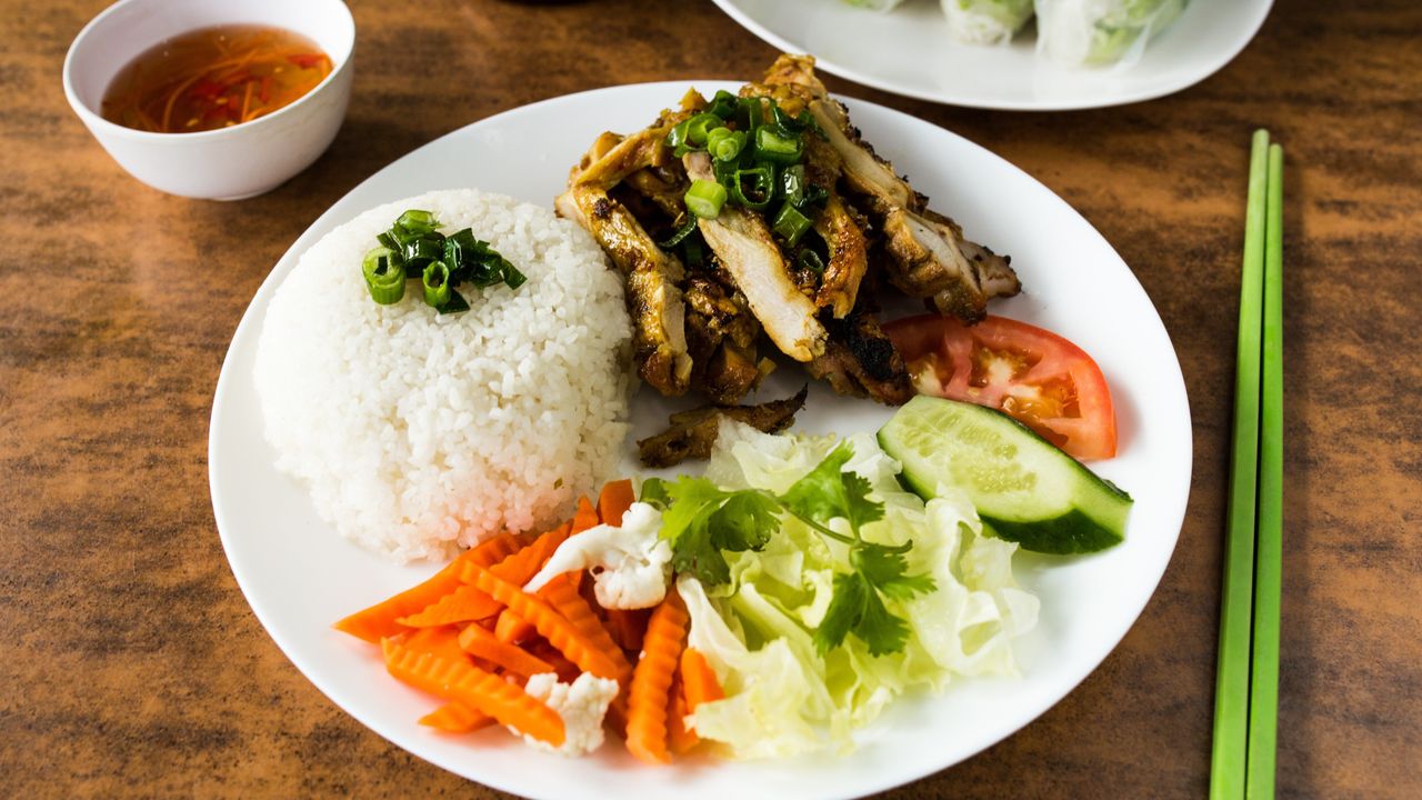 Grilled Chicken On Rice