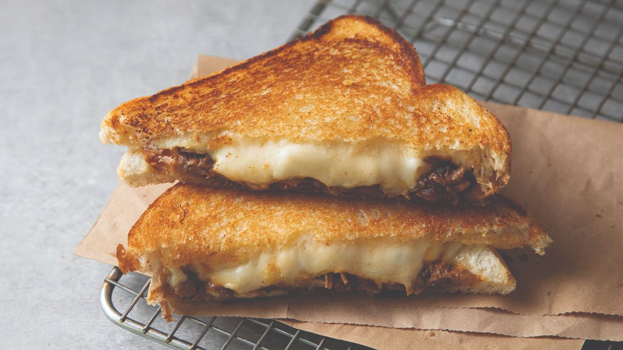 Brisket & Triple Cheese Toastie
