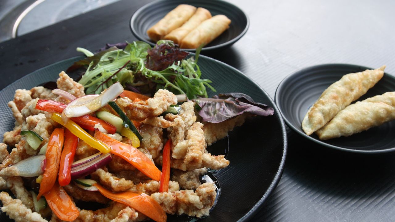 Deep Fried Pork with Sweet Sour Sauce