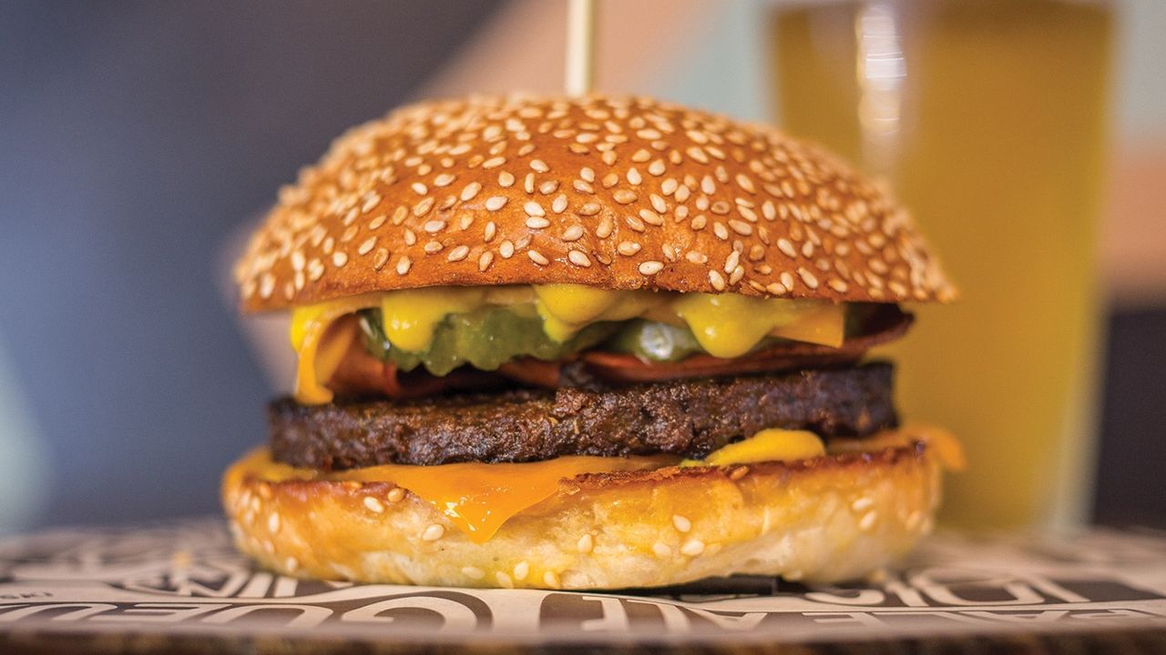 Plant-Based Cheeseburger