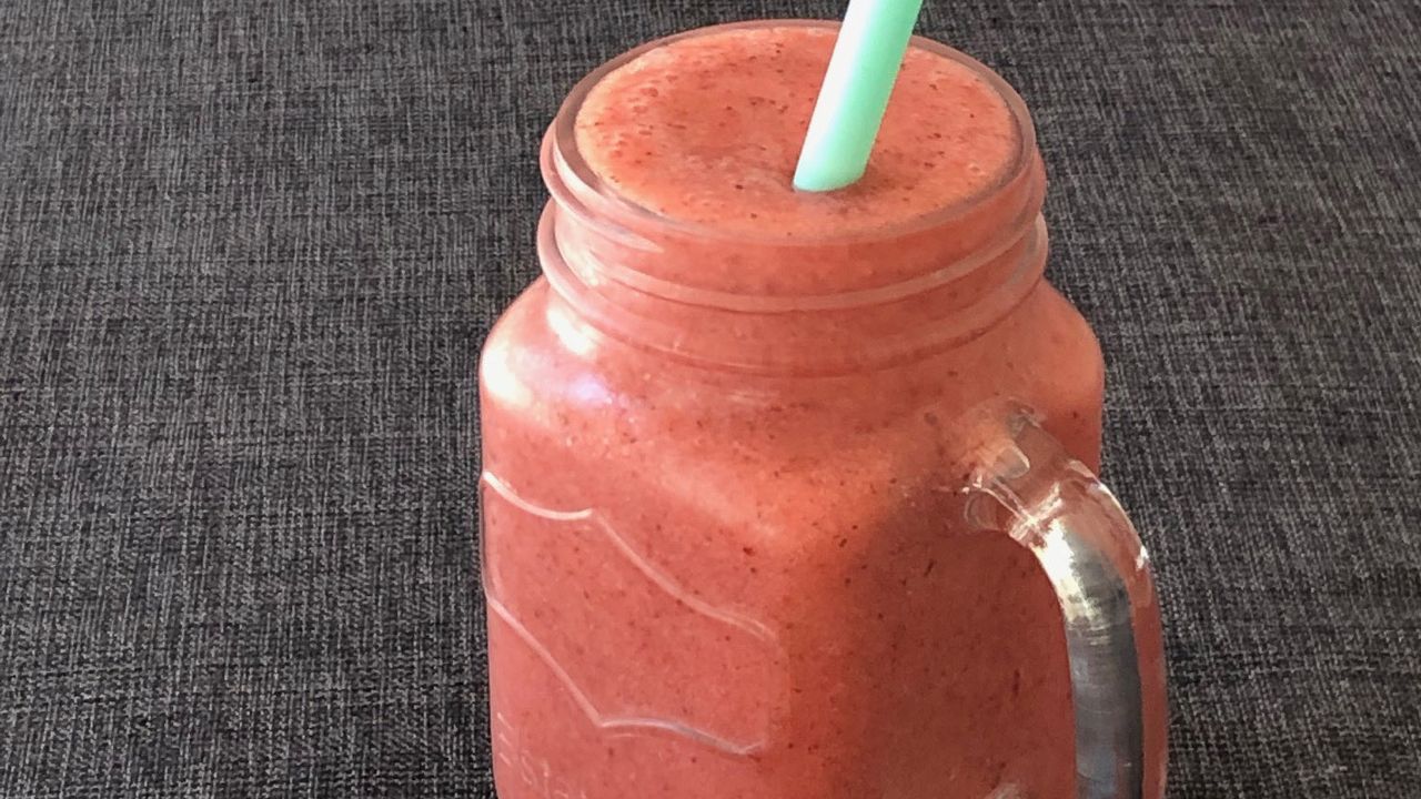 Strawberry Mint Frappe (Df)