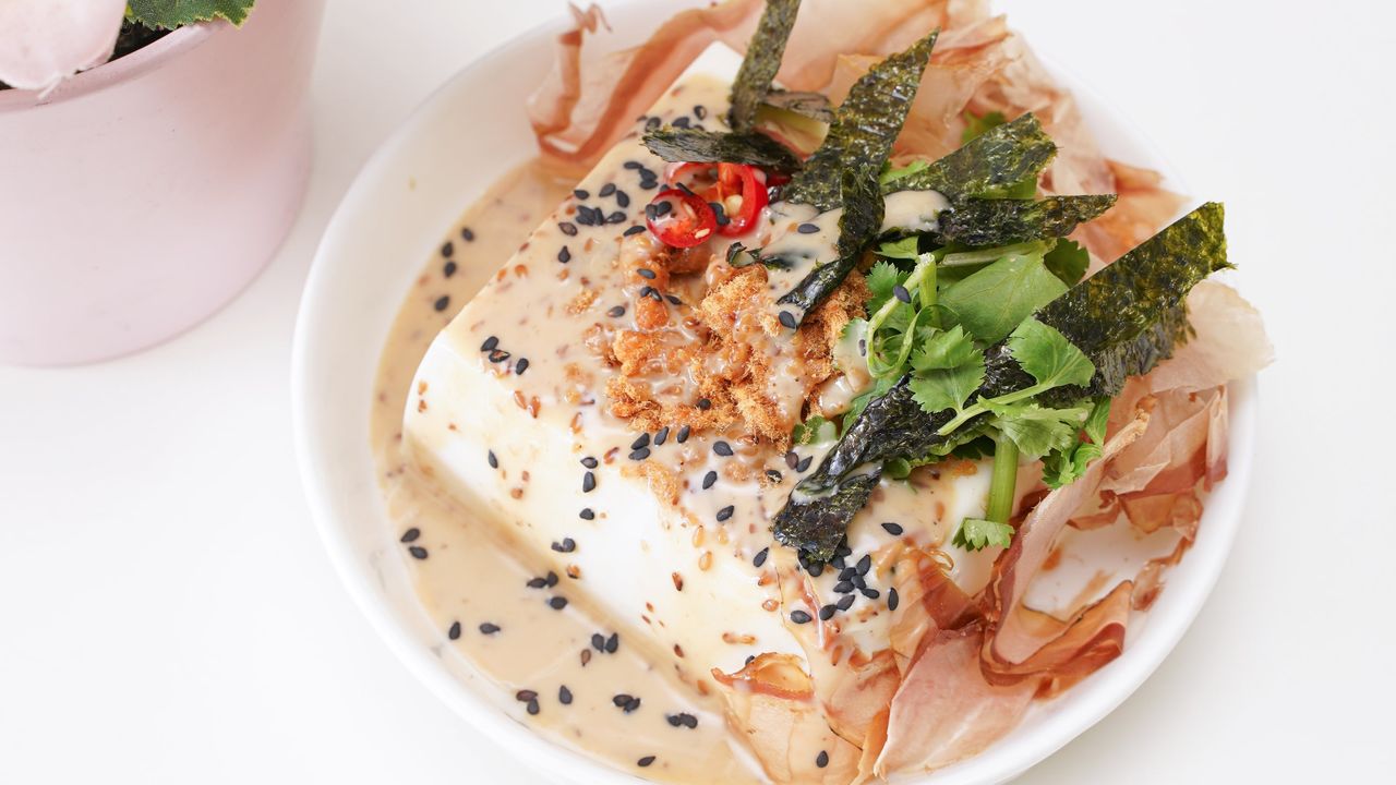 Japanese Tofu with Sesame Dressing