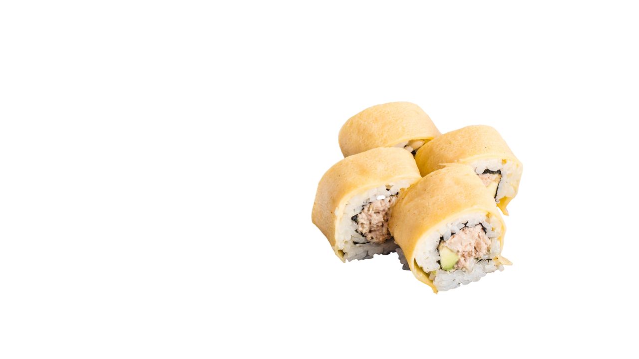 Tuna Salad and Avocado with Egg Sheet