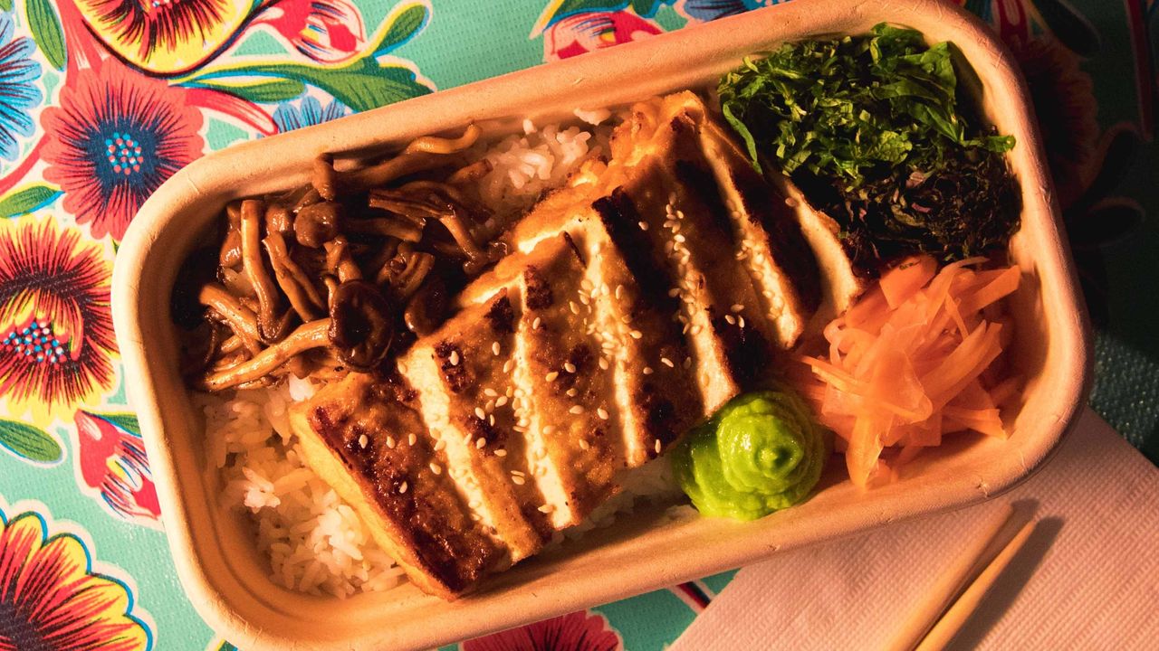 Grilled Tofu and Rice