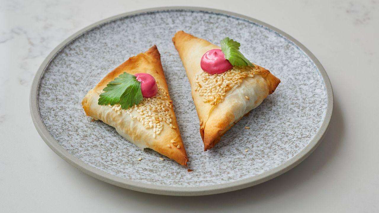 Mushroom, Pinenut & Spinach Parcels