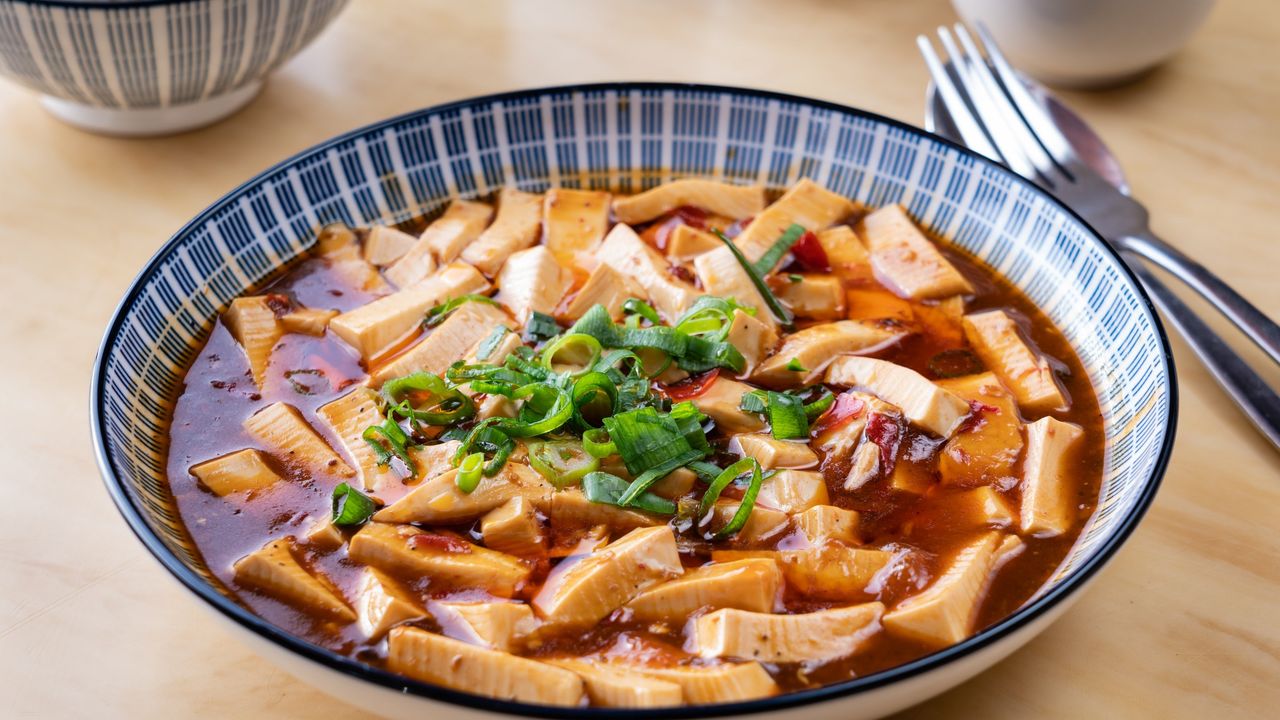 Soft Bean Curd in Chilli Sauce