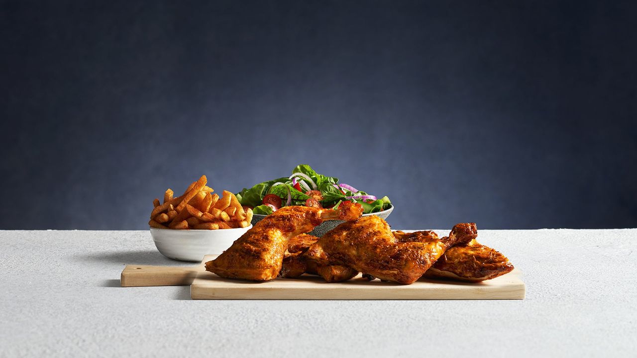 Whole PERi-PERi Chicken with 2 Large Sides