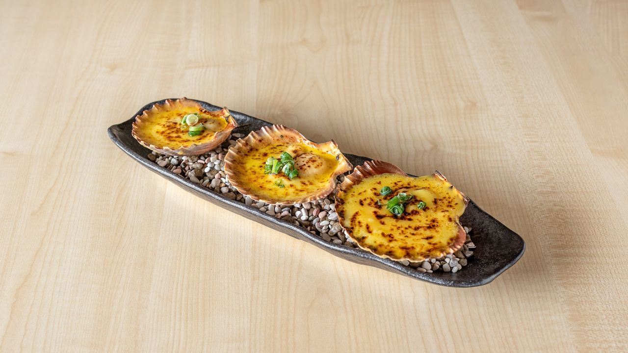 Grilled Cheese Scallop (3pcs)