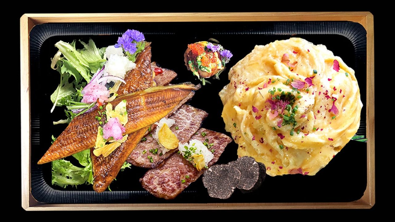 Wagyu, Truffle and Unagi Omurice