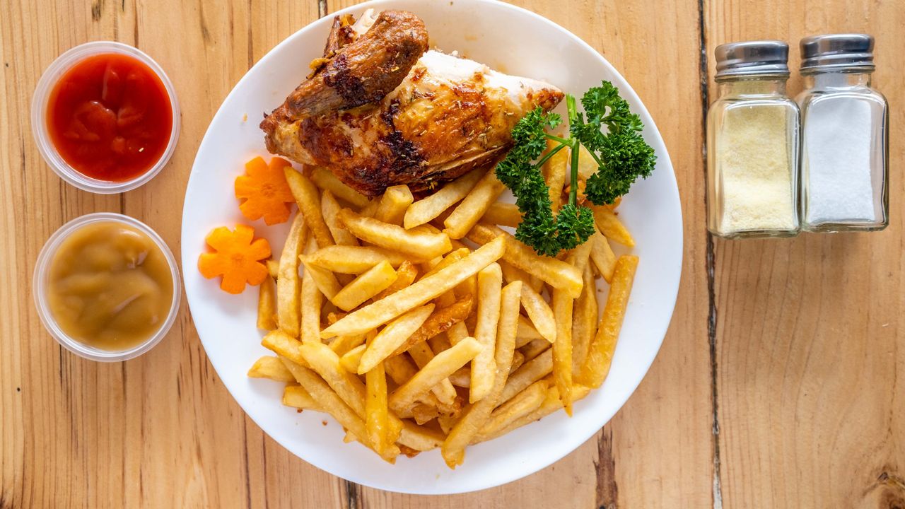 1/4 Chicken & Chips