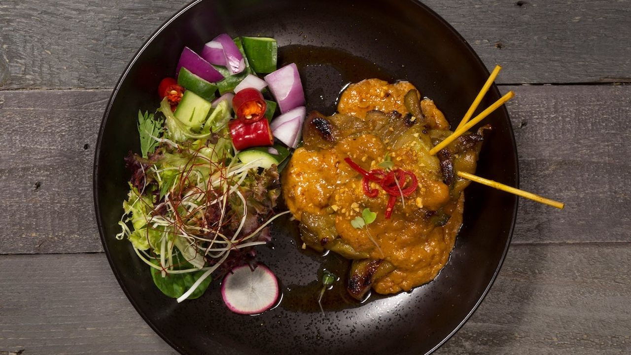 Satay Chicken (3pcs)
