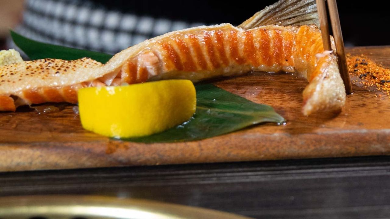 Grilled Salmon Belly