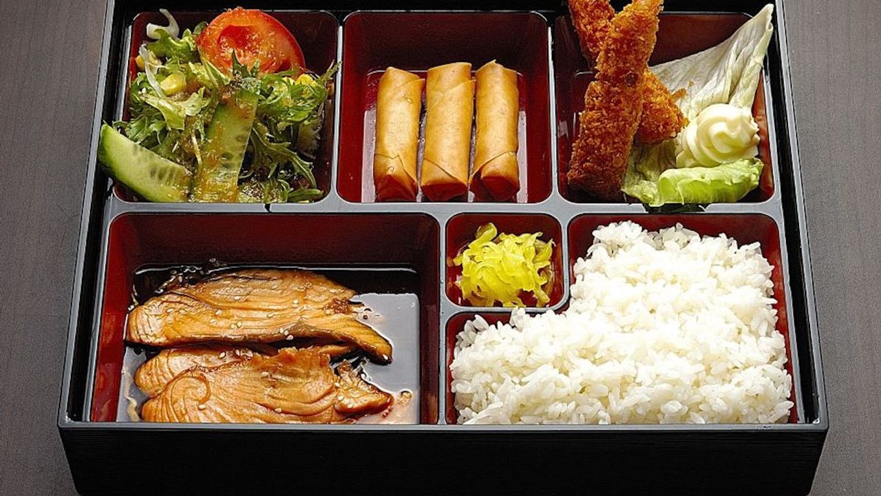 Salmon Teriyaki Bento