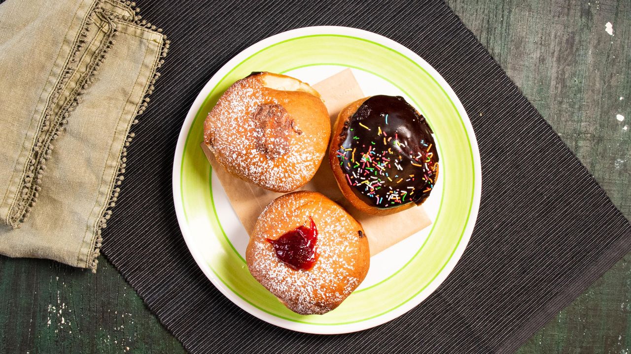 Chocolate & Jam Donut