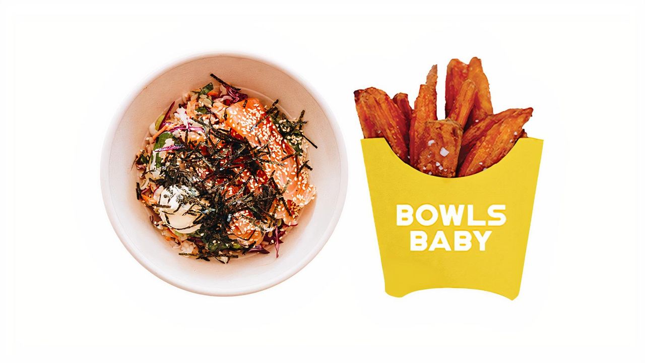 Poh-Kay Bowl & Sweet Potato Chips