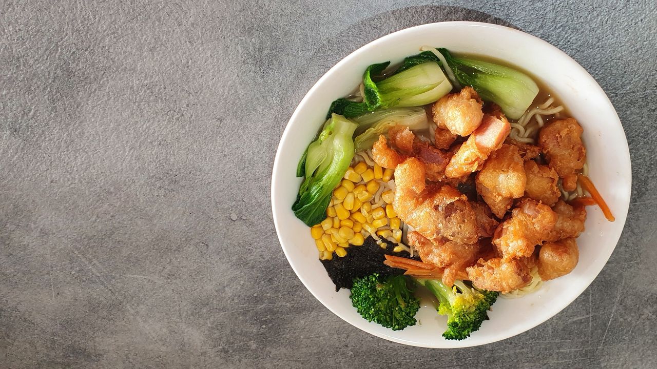 Chicken Karaage Ramen Soup