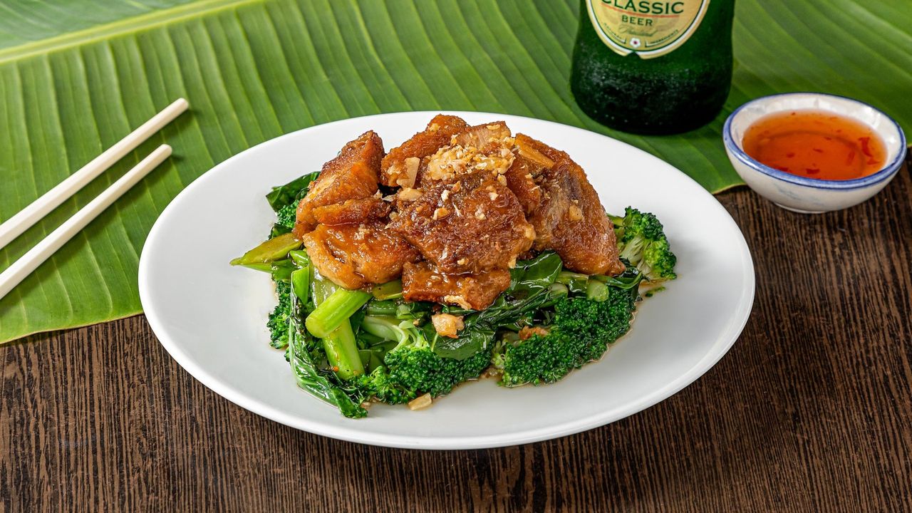 BBQ Pork Nam Prik Pow