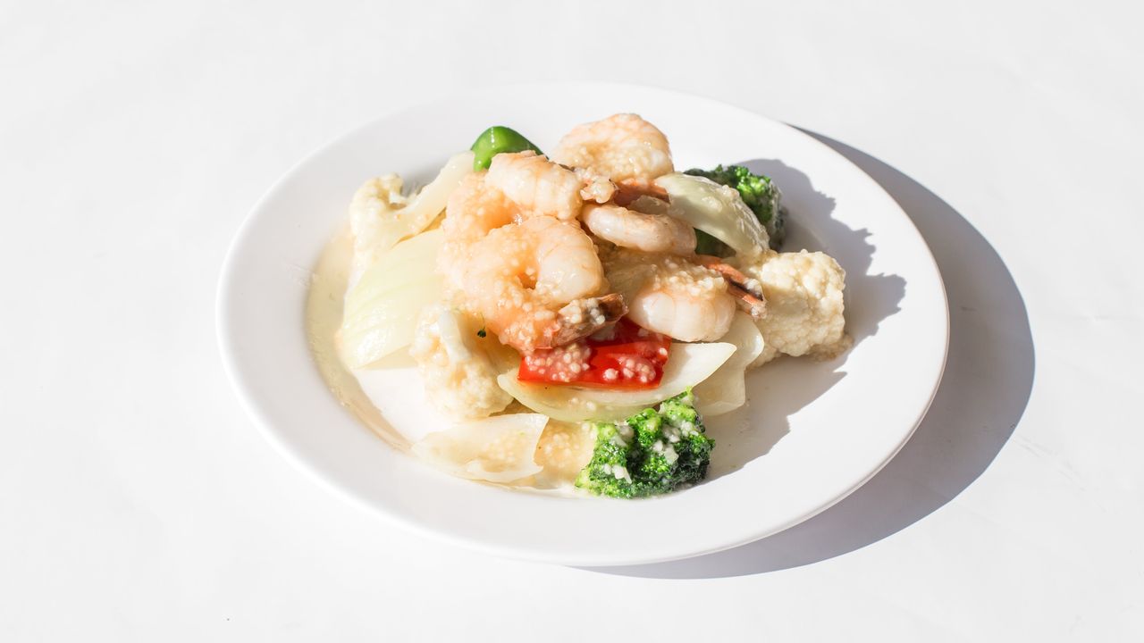 King Prawn with Garlic Sauce