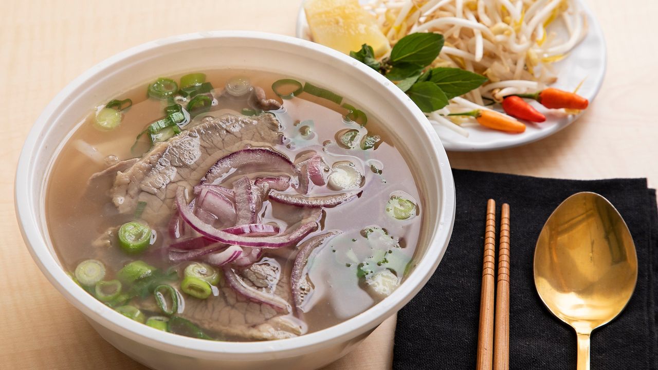 Sliced Beef and Brisket Noodle Soup