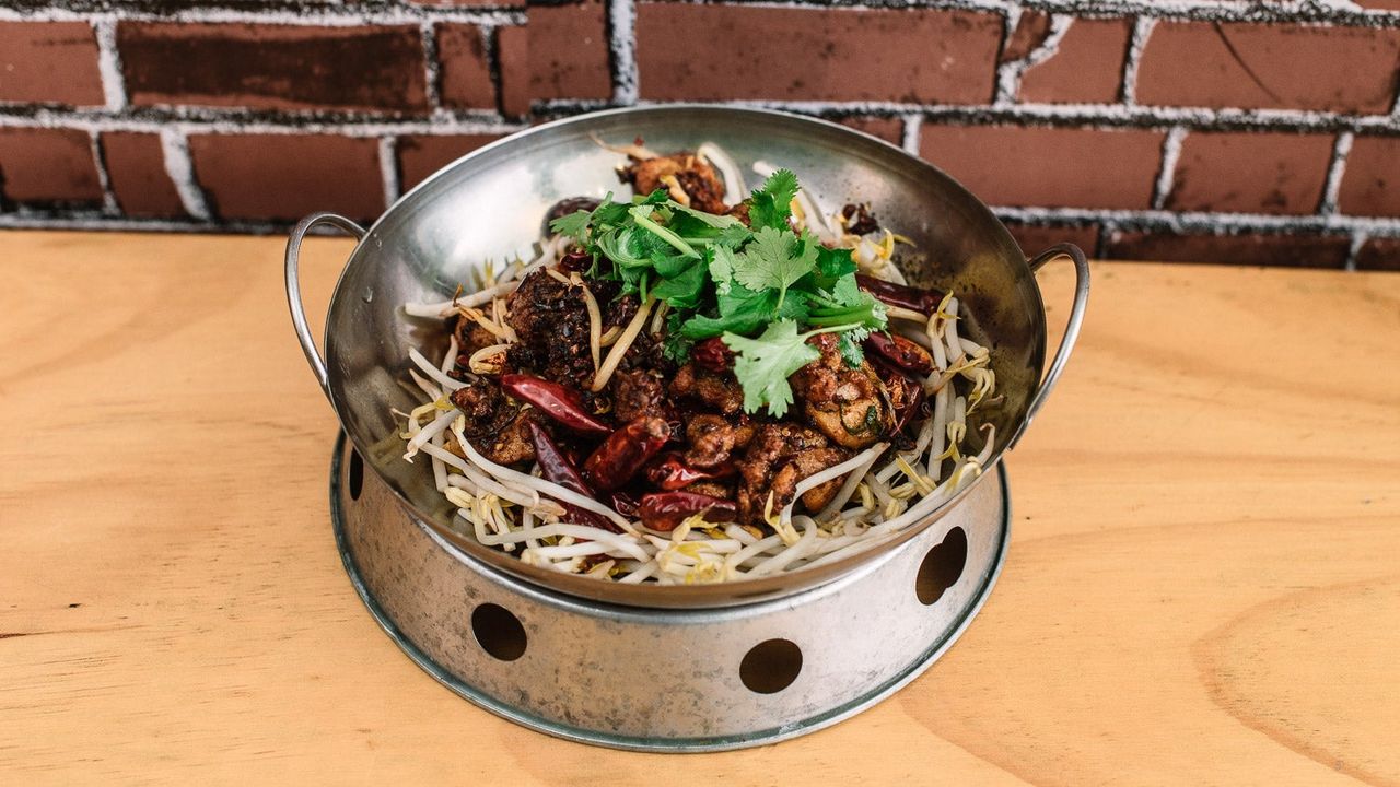 Stir Fried Chicken in Chilli Pot