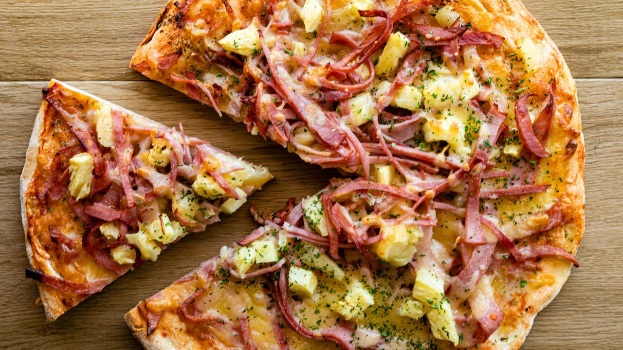 Ham and Pineapple Pizza