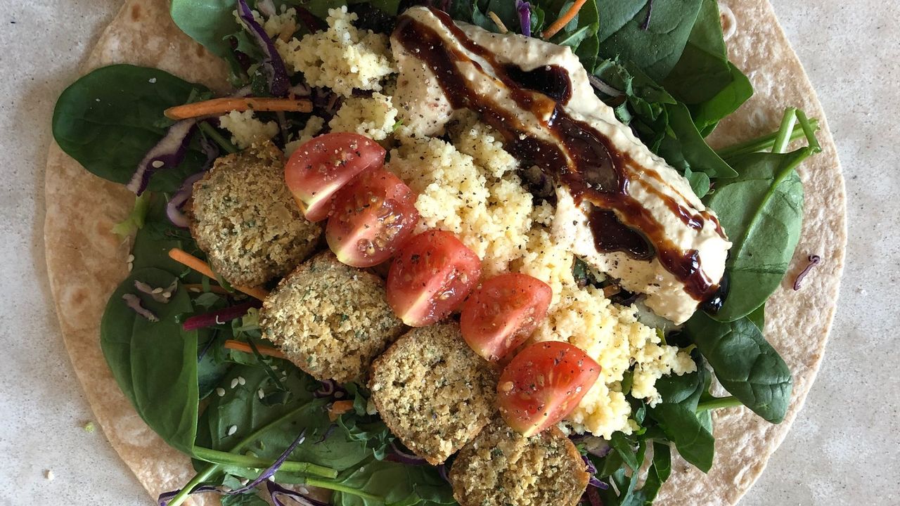 Falafel Wrap (Dairy Free)