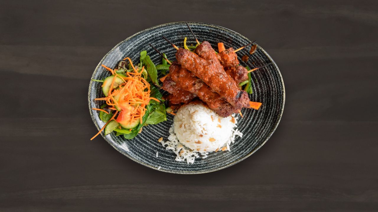 Kofte (Cough-Teh) (4 Kofte Skewers) (Spicy)