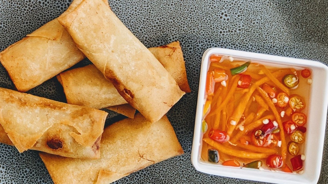 Veggies Fried Spring Rolls